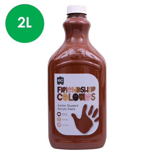 EC Friendship Colours Acrylic Paint - Mahogany - 2L