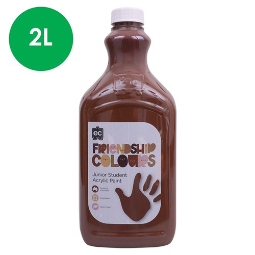 EC Friendship Colours Acrylic Paint - Espresso - 2L
