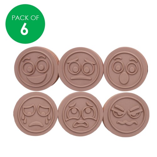 Wooden Stamps - Emotions - Pack of 6