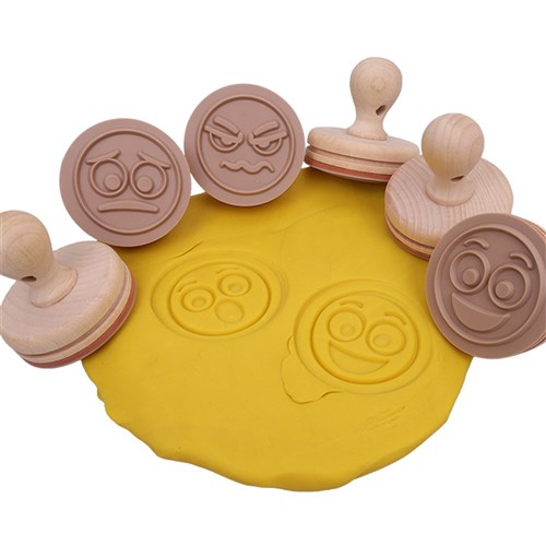 Wooden Stamps - Emotions - Pack of 6