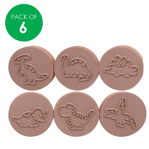 Wooden Stamps - Dinosaurs - Pack of 6
