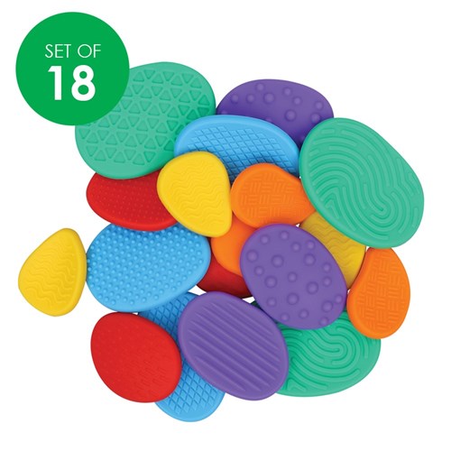 Textured Calming Stones - Pack of 18