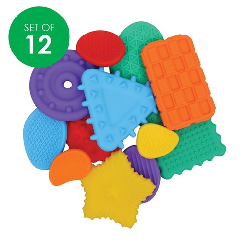 Textured Calming Shapes & Stones - Pack of 12