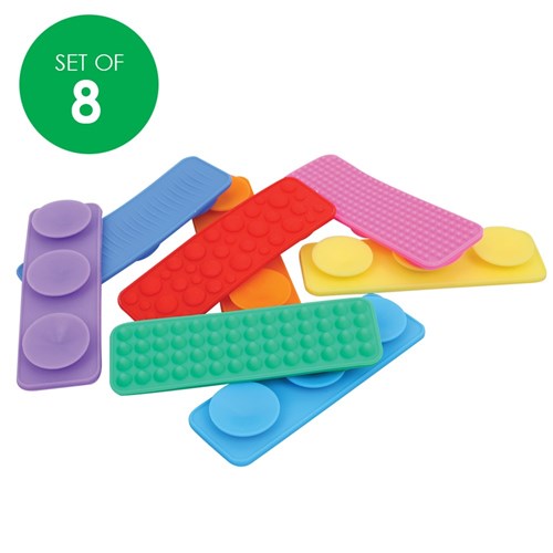 Textured Fidget Strips - Pack of 8