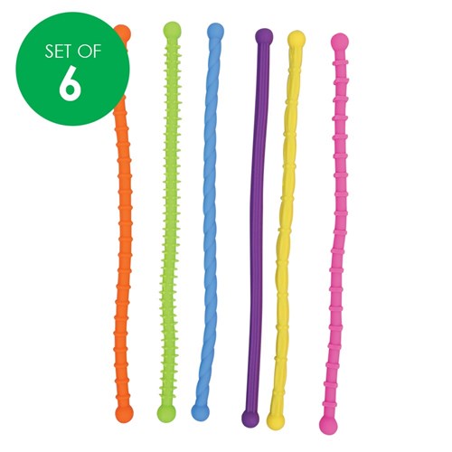 Textured Twistable Strings - Pack of 6