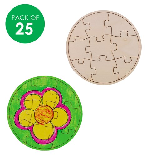 Mini Jigdraws - Round - Pack of 25