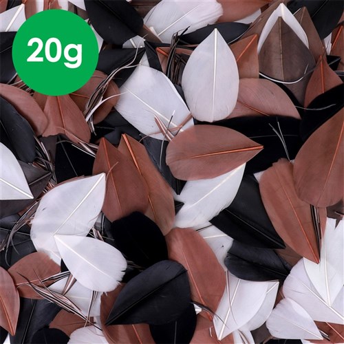 Trimmed Feathers - Natural - 20g Pack