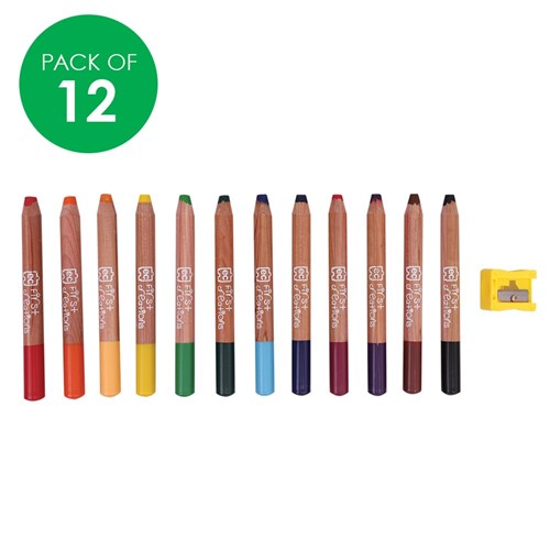 EC Easi-Grip Watercolour Pencils - Pack of 12