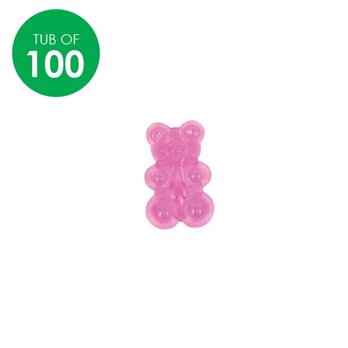 Lolly Bear Beads - Tub of 100