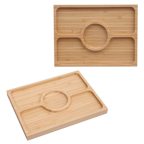Aboriginal Flag Bamboo Sensory Tray - Each