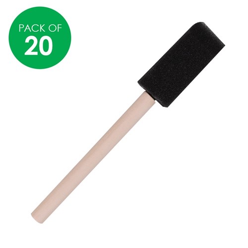 Foam Paint Brushes - Pack of 20