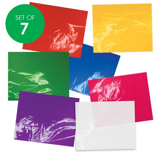 Cellophane Sheets - Set of 7 Colours