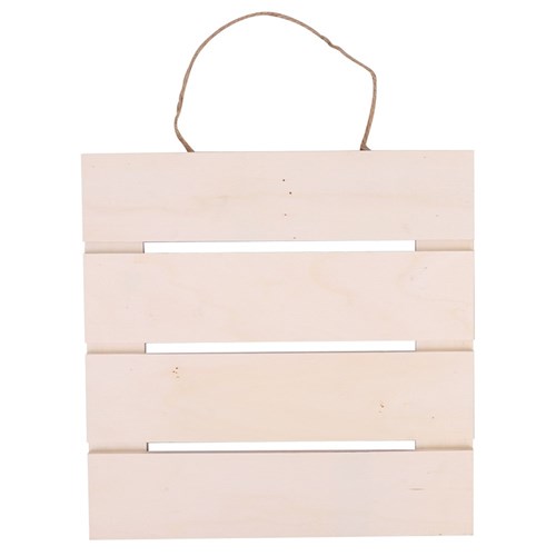 Wooden Slats Sign - Each