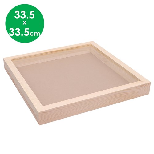 Wooden Square Memory Box Frame - 33.5 x 33.5cm - Each