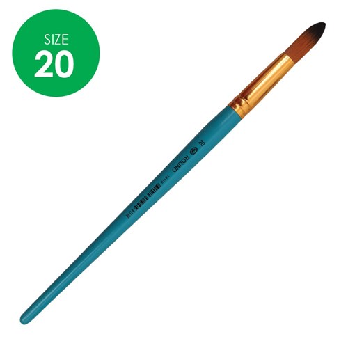 Taklon Round Paint Brush - Size 20 - Each