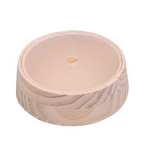 Round Wooden Trinket Box with Acrylic Lid - Each