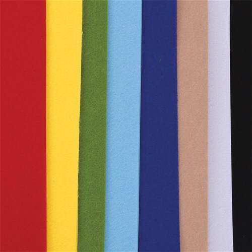 Felt Sheets - Assorted - A4 - Pack of 24