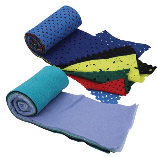 Felt Jelly Rolls - Assorted - Pack of 6