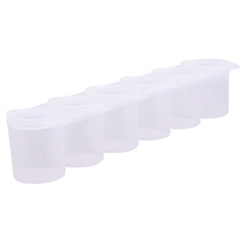 Plastic Mixing Pots - Small - 6 Well