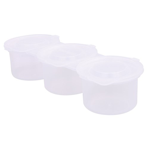 Plastic Mixing Pots - Large - 3 Well