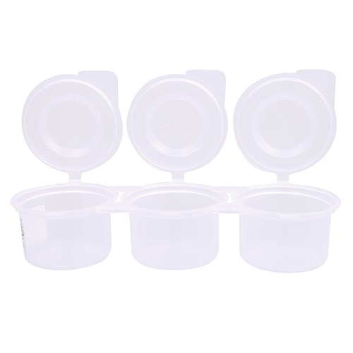 Plastic Mixing Pots - Large - 3 Well