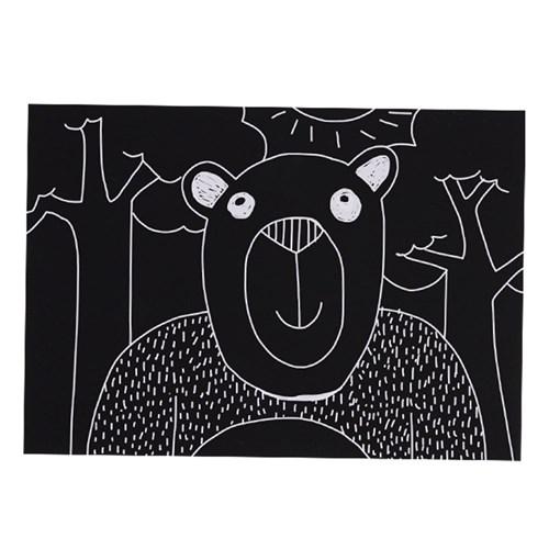 Scratch Board Sheets - White - Pack of 50