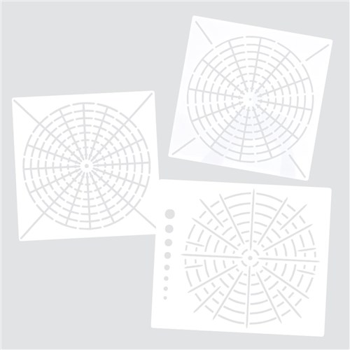 Easy Draw Mandala Stencils - Pack of 3