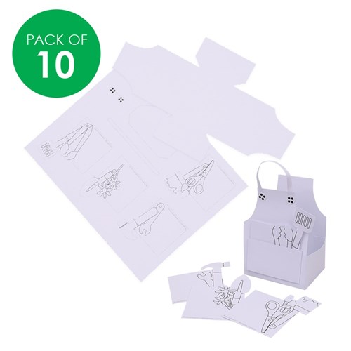 3D Cardboard Apron Gift Boxes - Pack of 10