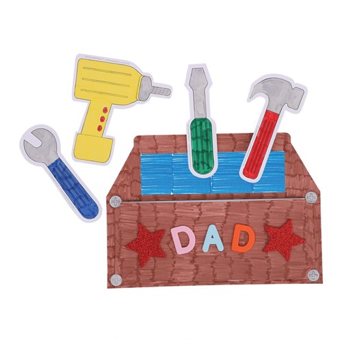 FACTORY SECONDS Cardboard Tool Boxes & Tools - Pack of 10