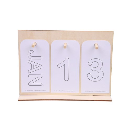 Wooden Desk Calendar - Each
