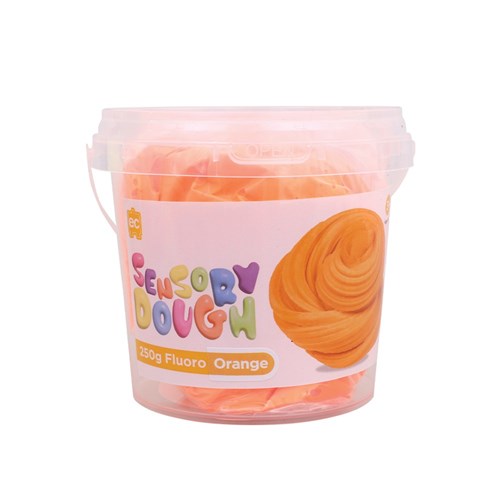 EC Sensory Dough - Fluoro Orange - 250g Tub