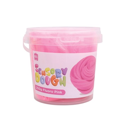 EC Sensory Dough - Fluoro Pink - 250g Tub