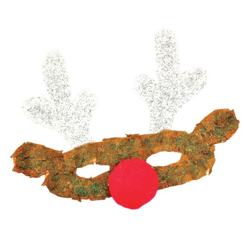 Cardboard Reindeer Mask