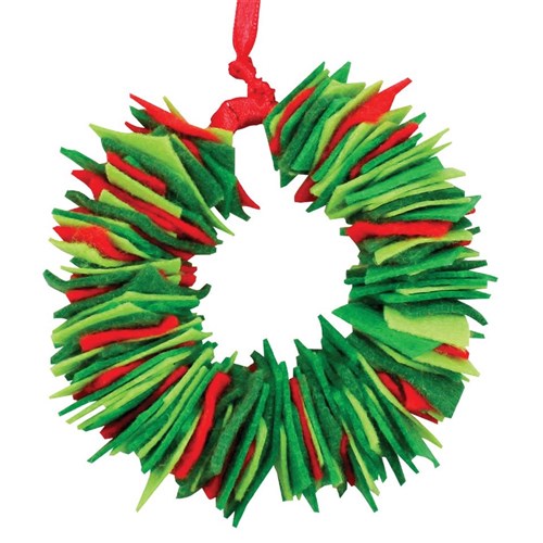 Christmas Felt Wreath