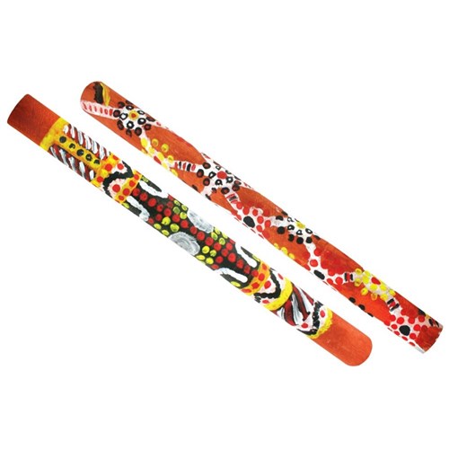 Cardboard Didgeridoo NAIDOC Week CleverPatch Art & Craft Supplies