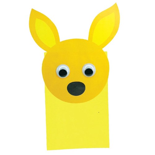 Kangaroo Paper Bag Puppet