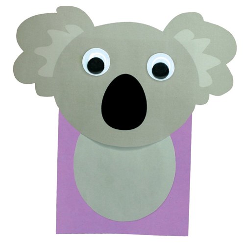 Koala Paper Bag Puppet