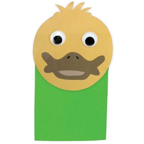 Platypus Paper Bag Puppet