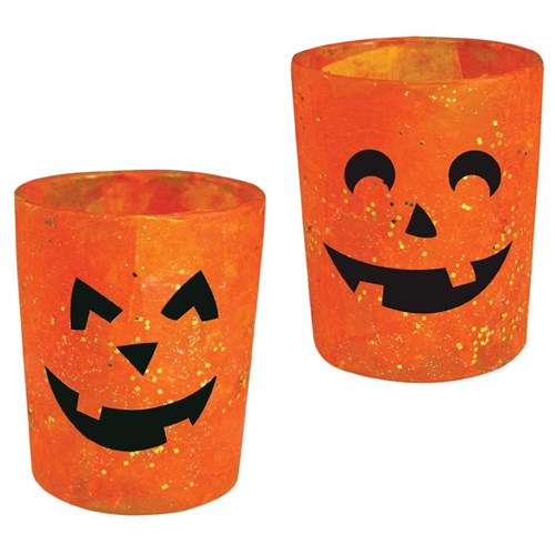 Jack-O-Lantern Candle Holders