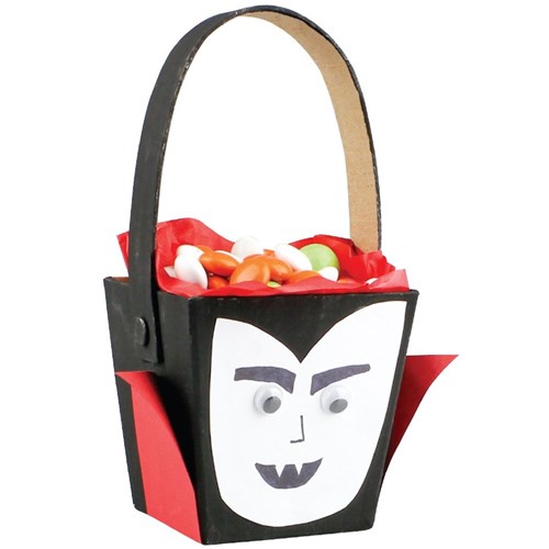 Dracula Halloween Lolly Basket