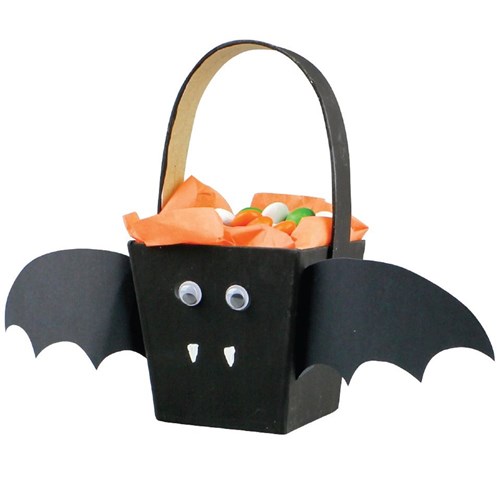 Bat Halloween Lolly Basket