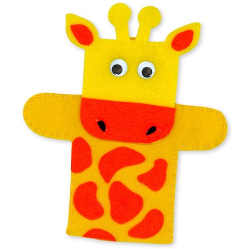 Felt Giraffe Hand Puppet