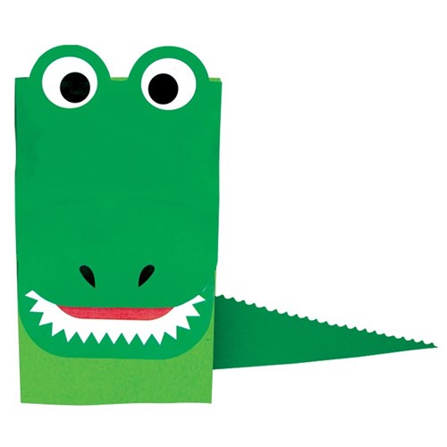 Crocodile Paper Bag Puppet