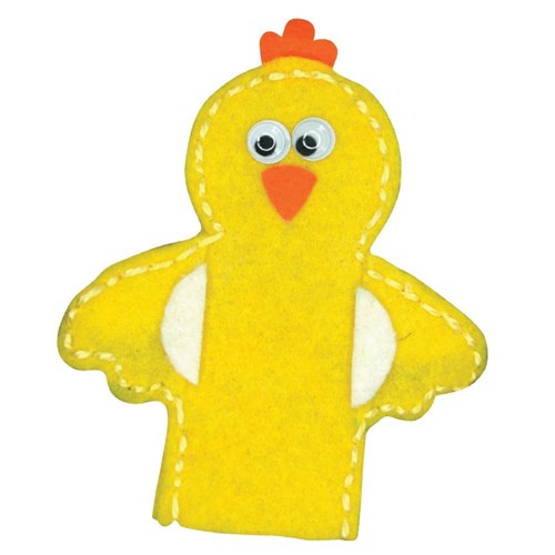 Easter Chick Finger Puppet