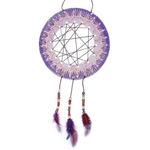 Paper Plate Dreamcatcher