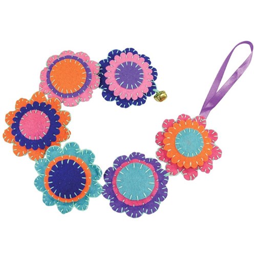 Felt Flower Garland