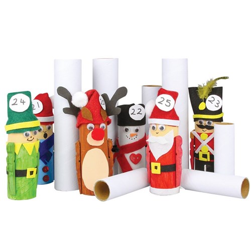 Cardboard Roll Advent Calender