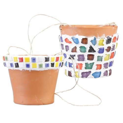 Mosaic Terracotta Hanging Pot