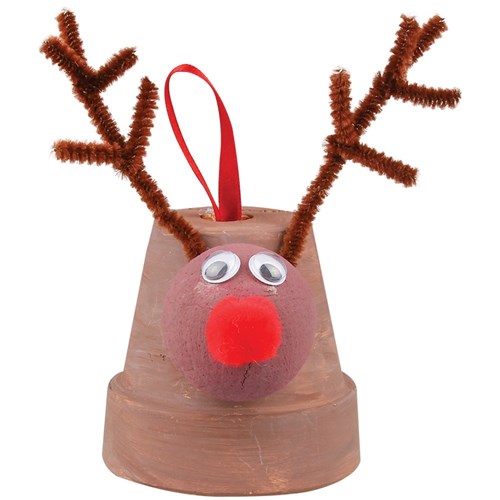 Terracotta Pot Reindeer