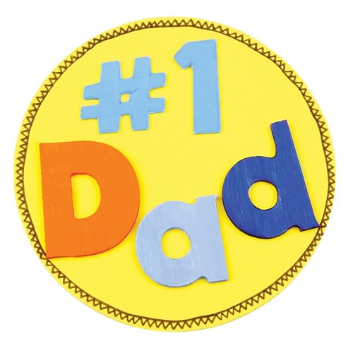 #1 Dad Badge